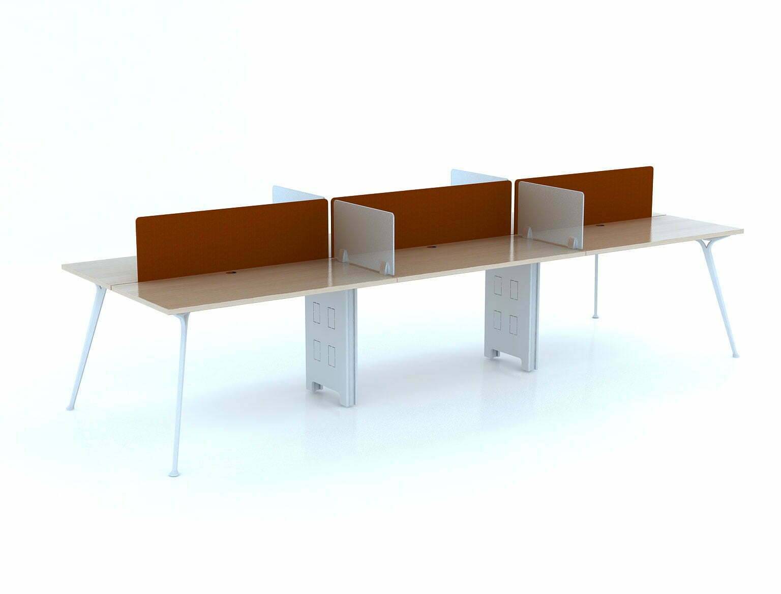 P6D 1206 3 Bàn chữ nhật cụm sáu P6D 1206