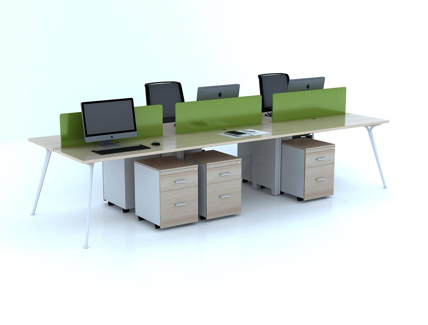 P6D 1406 3 Bàn chữ nhật cụm sáu P6D 1406