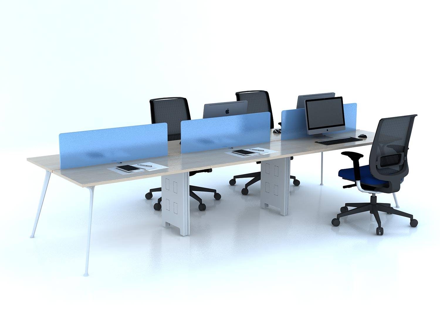 P6D 1407 1 Bàn chữ nhật cụm sáu P6D 1407